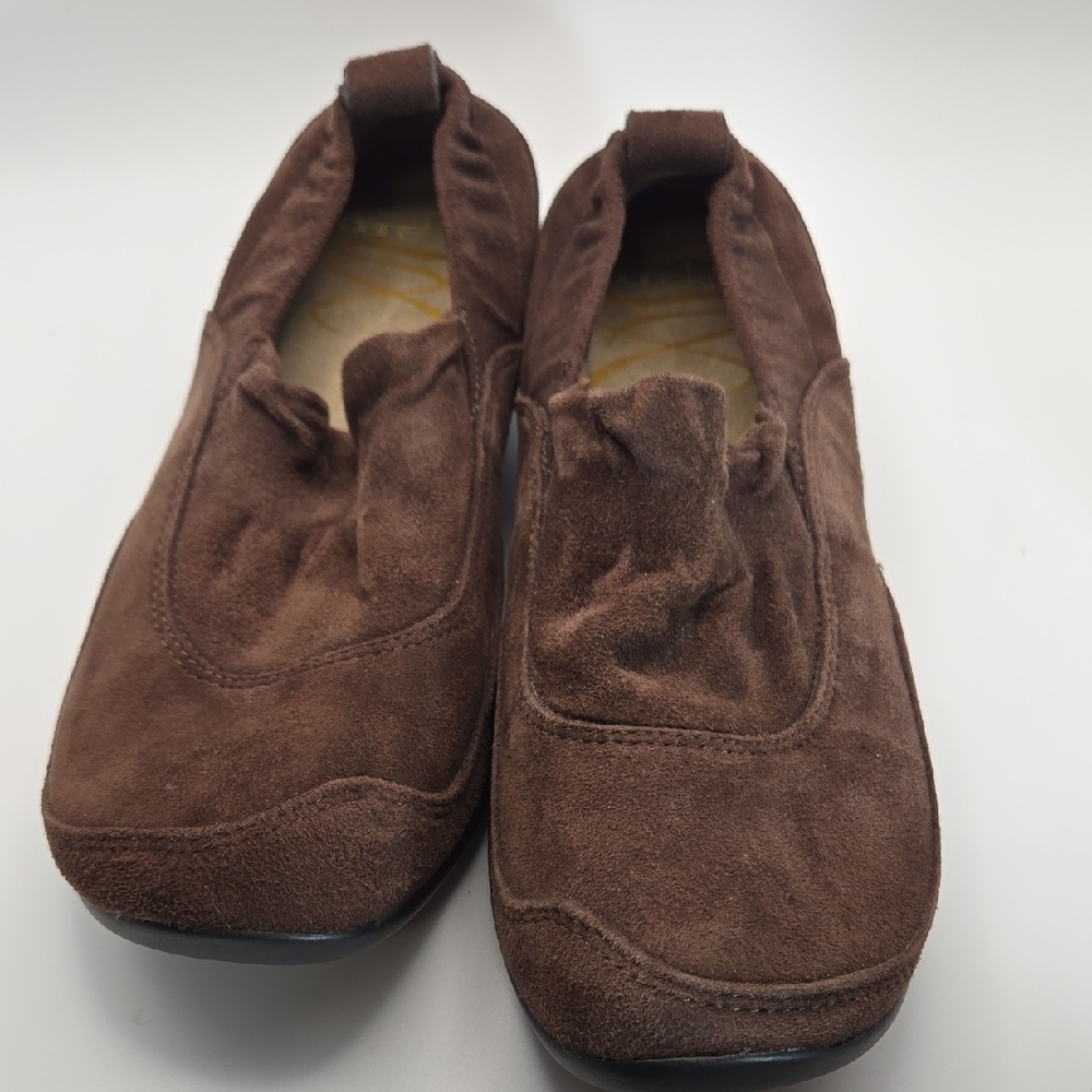 Dansko Brown Suede Cadence Clogs Loafers Womens Size 6.5 To 7 US 37 EU